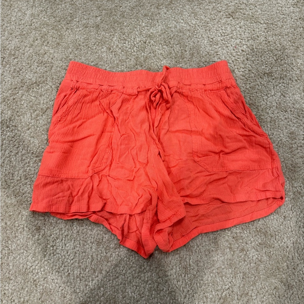 Joe Benbasset Orange High Waist Shorts